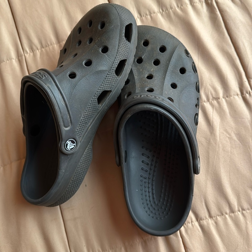 Grey Crocs